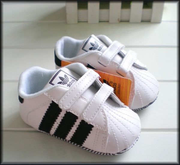 Tênis Adidas Baby - Preto e Branco (PRONTA ENTREGA)